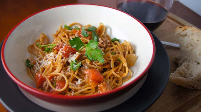 One Pot Spaghetti Bolognese