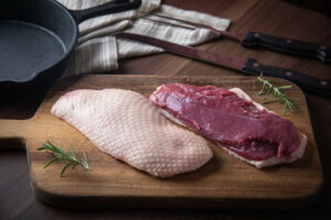 raw duck breast