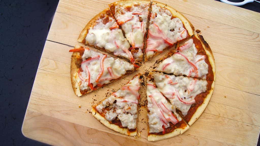 Sliced Homemade Pizza