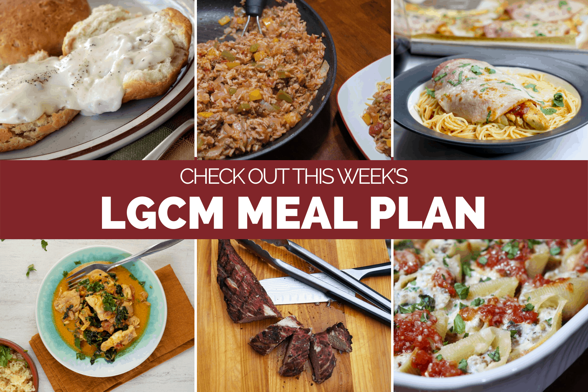Weekly Meal Plan March 30 April 5 2020 Weekly Meal Plan