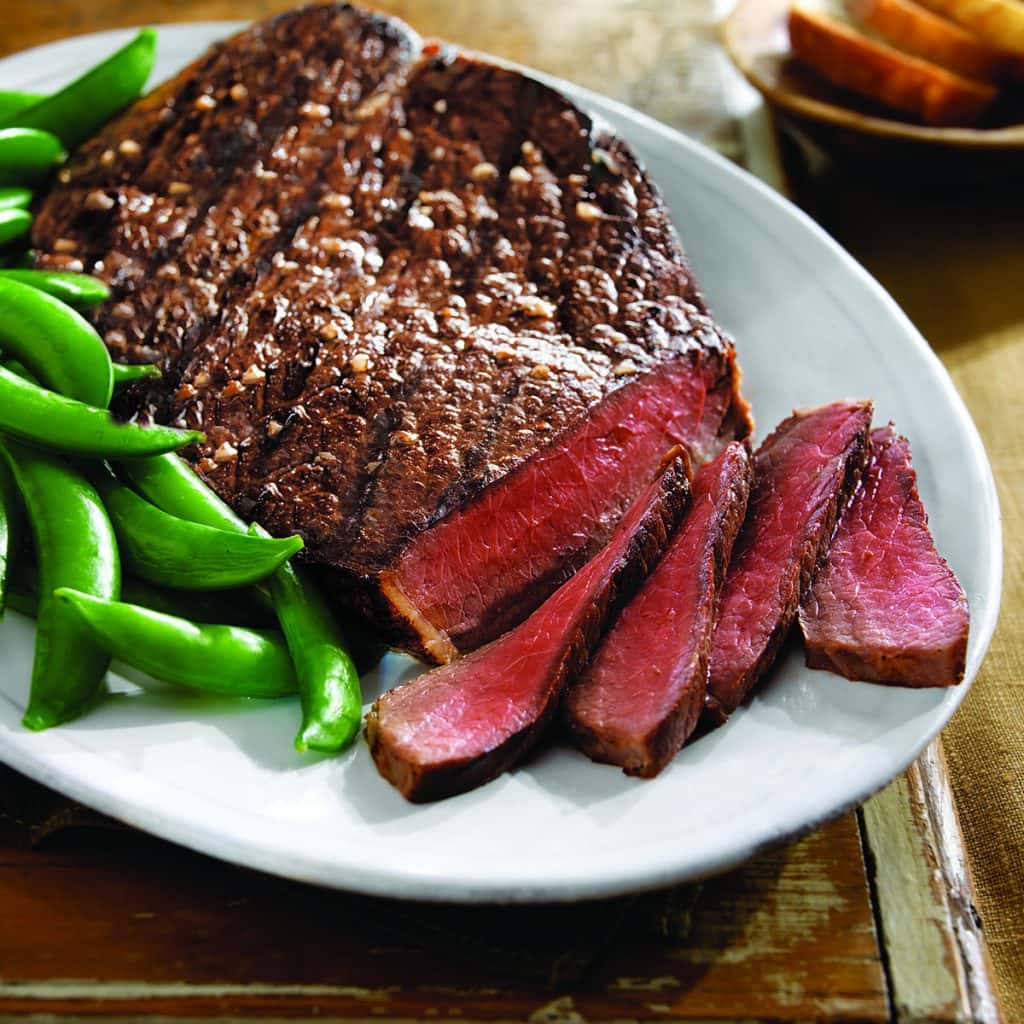 Tangy Lime Grilled Top Round Steak