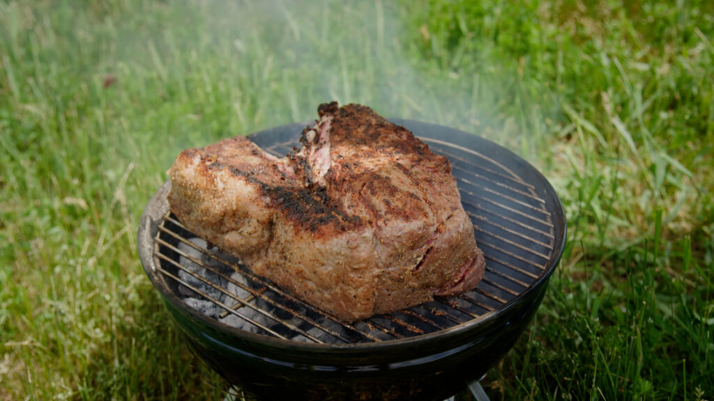 Make a Smokey Joe Into a Wood Fired Grill