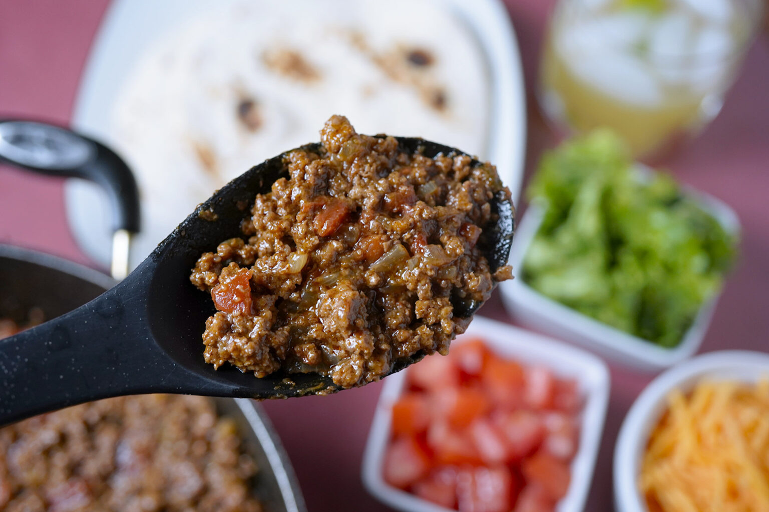 Beef And Rice Taco Skillet Beef Recipes LGCM